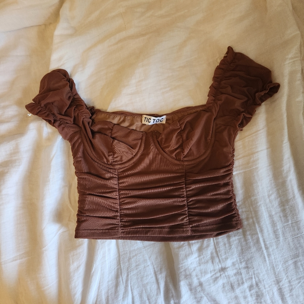 Cropped going-out top